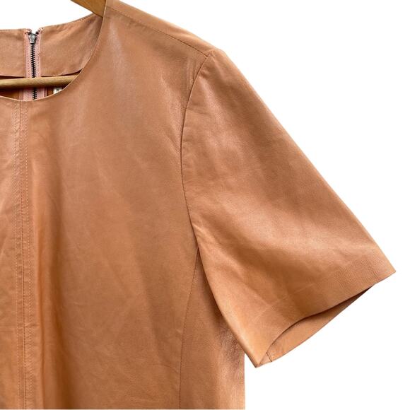 Truth and Pride Lightweight Leather T-Shirt Style Shirt Size Large Neutral Color - Picture 2 of 9